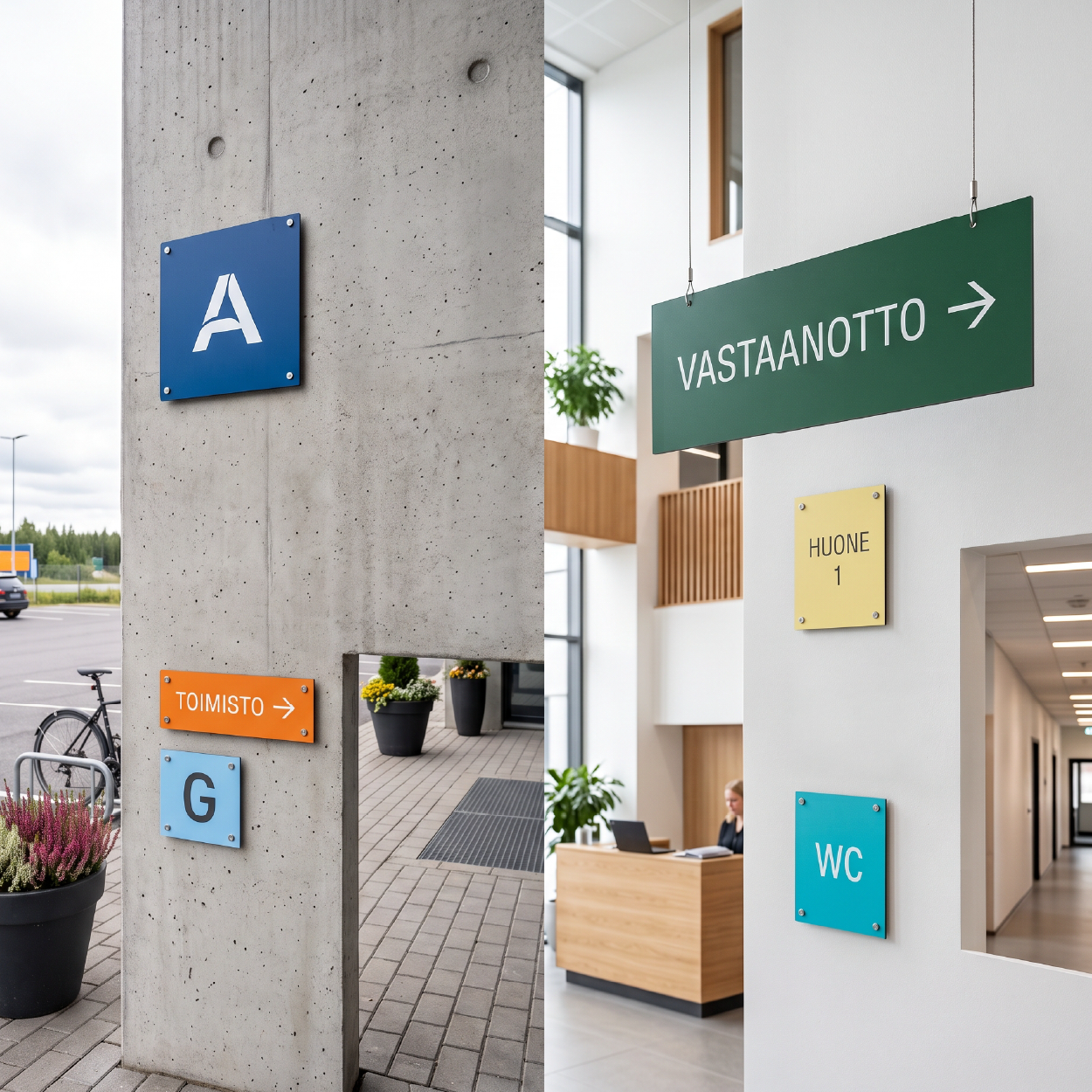 Kestävä, kevyt ja monikäyttöinen PVC-mainoskyltti muovikyltti logolla muovikyltti painettuna